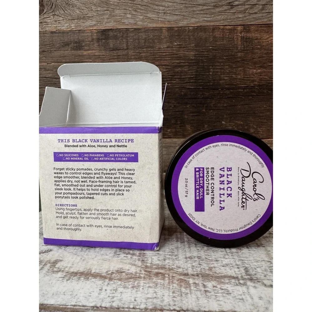 Carol's Daughter Black Vanilla Edge Control Smoother for Dry/Dull Hair‎ 2oz